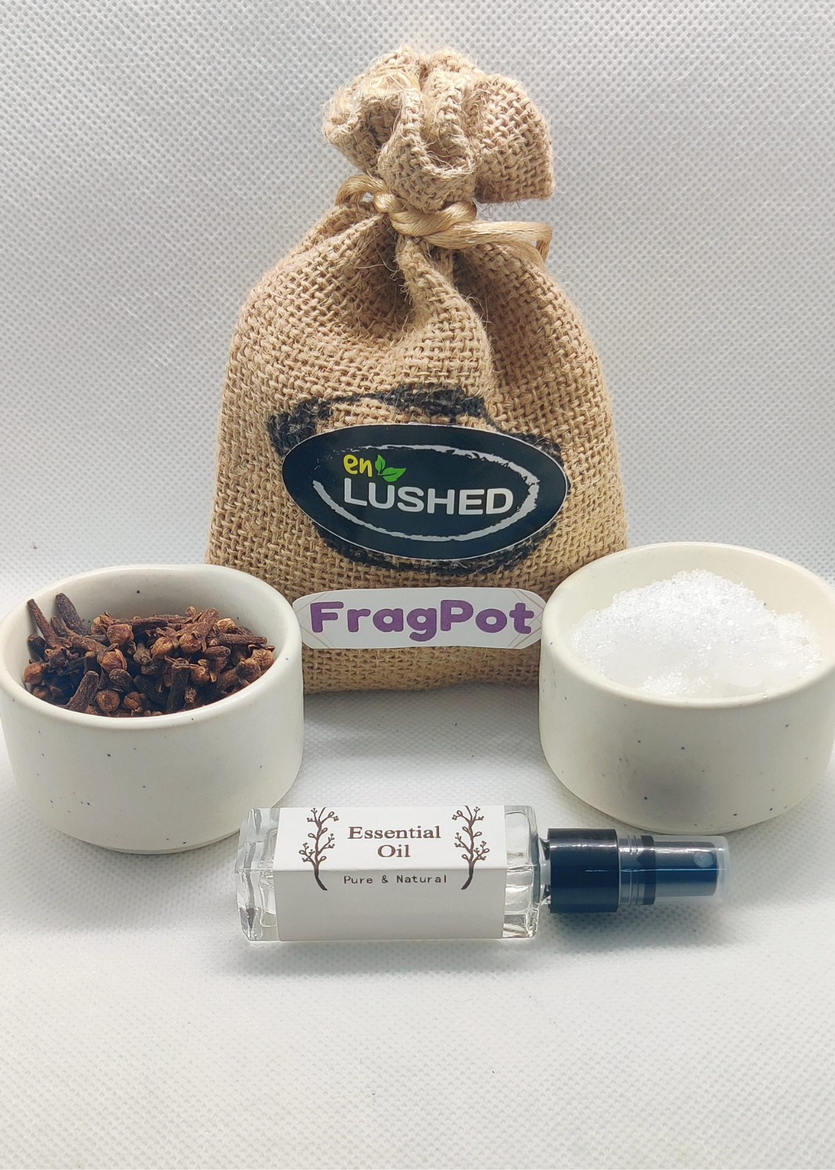 Herbal Freshener Wardrobe|Clothes|Toilet|Home with Essential Oil, Camphor & Clove, Ultimate Fresheness & Protection from Foul Smell & infestation