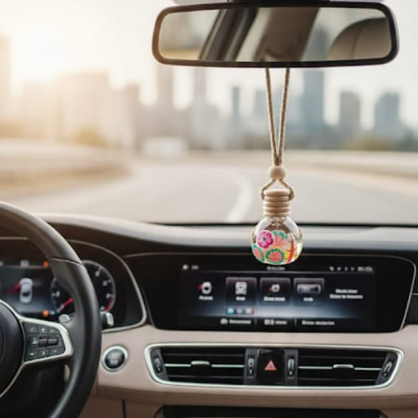 Hanging Pod Herbal Car | Home Freshener| Rose Rush