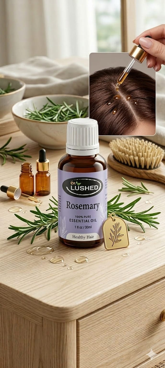Healthy Hair Pure Rosemary Essential Oil for Hair and Scalp | Aromatherapy