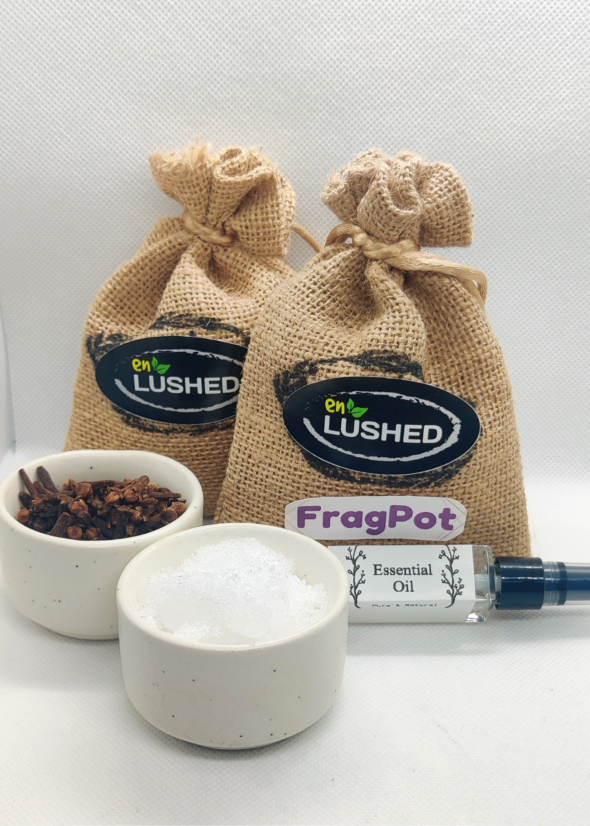 Herbal Freshener Wardrobe|Clothes|Toilet|Home with Essential Oil, Camphor & Clove, Ultimate Fresheness & Protection from Foul Smell & infestation