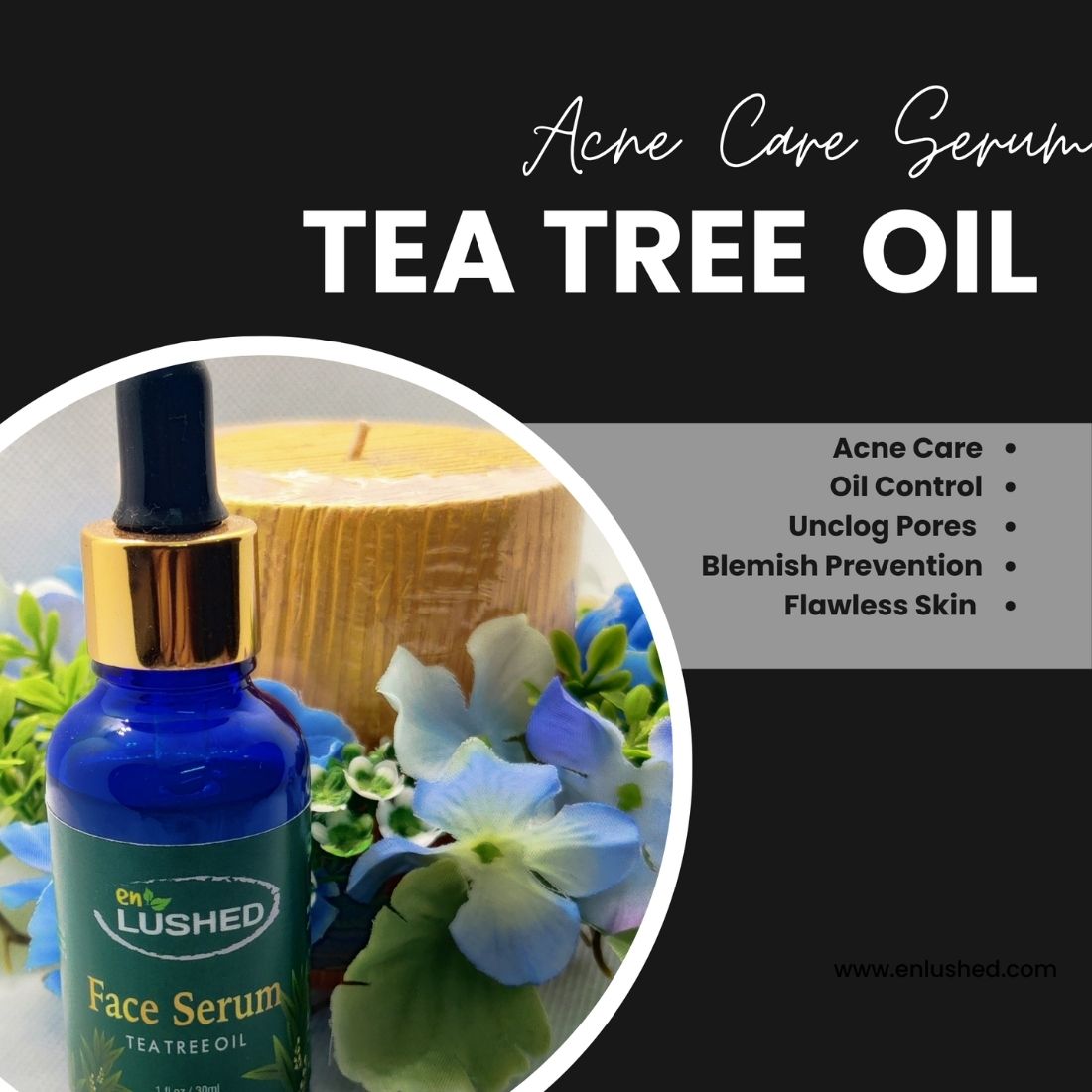 Herbal Tea Tree oil Face serum for Acne Care | Pure & Natural